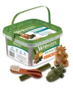 WHIMZEES Variety Value Box Dental Dog Treats, Variety Tub, Large (18-27kg Dogs), Natural Daily Dental Chews (Pack of 14)