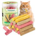4 Flavors/110g Freeze-Dried Cat Treats,Natural Crunchy Cat Treats