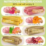 4 Flavors/110g Freeze-Dried Cat Treats,Natural Crunchy Cat Treats - Image 2