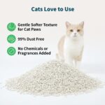 FreshNest Tofu Cat Litter 12KG(17.6L), Quadruple Odor Control Clumping Kitty Litter with 70% Denser Quality，6% Low Moisture Rate Flushable Litter for Longer Lifespan, Dust-Free & Resealable - Image 5